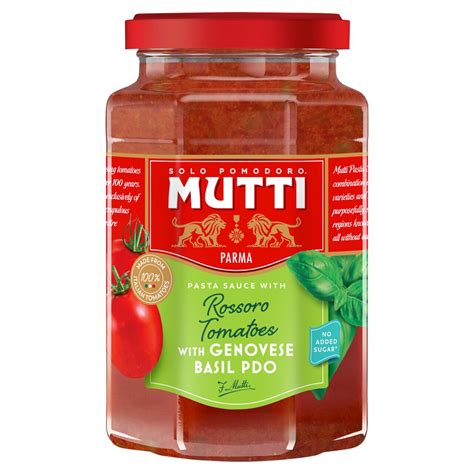 Mutti Tomato & Basil Pasta Sauce 400g | Zoom