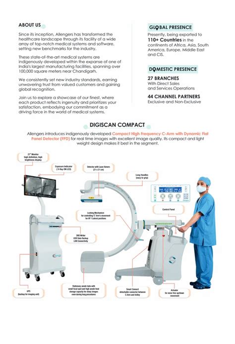 C Arm Machine - Allengers Digiscan Compact C-Arm Machine Service ...