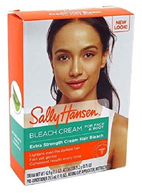 Amazon.com : Sally Hansen Creme Bleach Xtra Strength Face & Body (2 ...