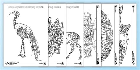 Heritage Day Ideas At Primary School Africa Colouring Sheets