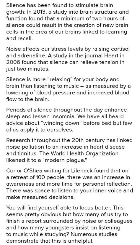 Discuss the statement, silence is golden in approximately 100 words in ...