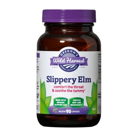 Slippery Elm Bark Capsules | Organic - Natural Health Strategies