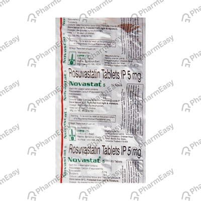 Novastat 5 MG Tablet (10): Uses, Side Effects, Price & Dosage | PharmEasy