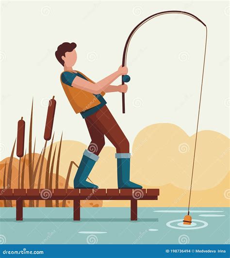 Man Fishing Dock Stock Illustrations – 311 Man Fishing Dock Stock ...