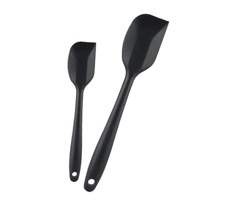 Buy Ramkuwar Silicone Spatula Set of 2 Heat Resistant Rubber Spatulas ...