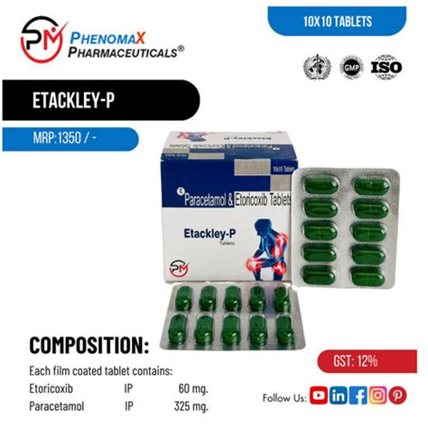 ETACKLEY-P TABLETS (BLISTER) Phenomax Pharmaceuticals