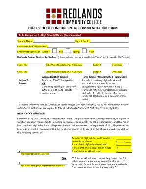 Concurrent Prerequisites Form 的图像结果