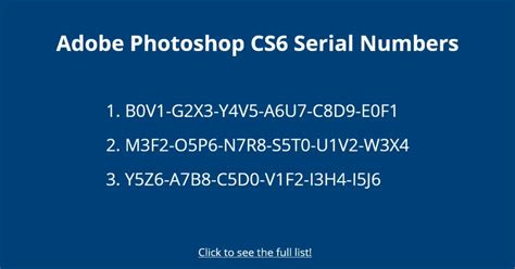 Image result for Adobe CS6 Serial Number Keygen