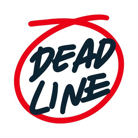 deadline with round red line 19899785 PNG