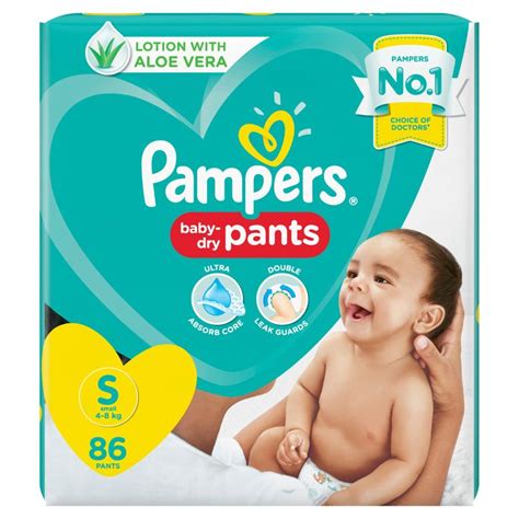 Pampers Baby-Dry Diaper Pants Small, 86 Count Price, Uses, Side Effects ...