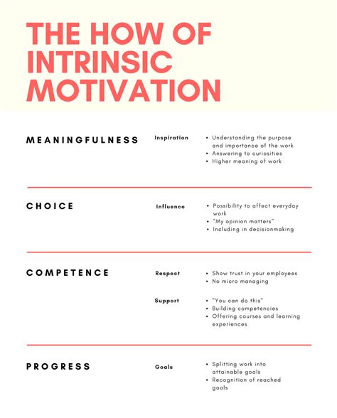 Motivating Creativity - The Why and How of Intrinsic Motivation