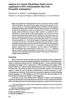 Fillable Online mbe oxfordjournals Analysis of a Genetic Hitchhiking ...