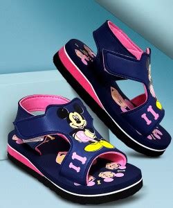 FORVELA Mickey Boys & Girls Velcro Slipper Flip Flop Price in India ...