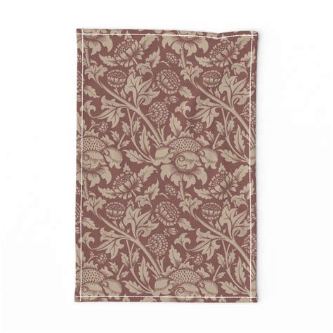 Wey By William Morris- Perfect Tea Towel | Spoonflower