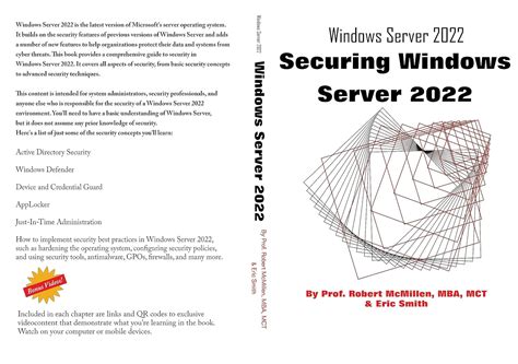 Securing Windows Server 2022 eBook : McMillen, Robert, Smith, Eric ...
