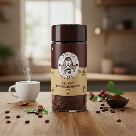 Dalyla Classic Instant Coffee (100 gm) – Dalyla Coffee