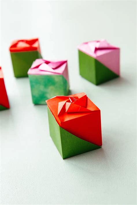 Image result for Origami Rose Box Tutorial