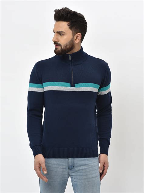 209 Half Zip Pullover I Navy – ARMISTO