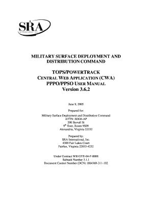 Fillable Online sddc army ppso salary form Fax Email Print - pdfFiller