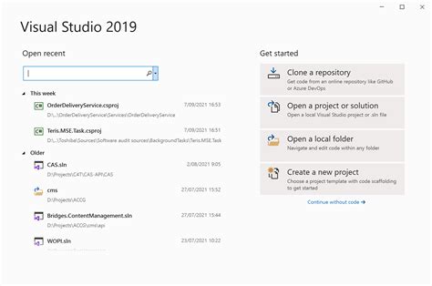 Image result for Visual Studio's Solution File