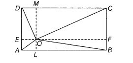 A point O inside a rectangle ABCD is joined to the vertices - CBSE ...