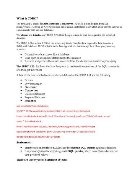 Database Programming Using JDBC 的图像结果