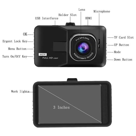 3MP FHD Mini Car DVR Dash Camera – maizic