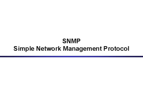 Working Principles of Simple Network Management Protocol SNMP 的图像结果