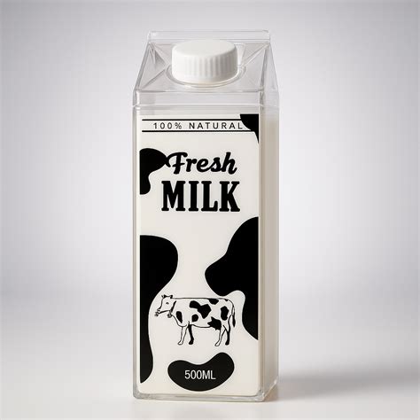 500ML Milk Carton Style Water Bottle - Leakproof & BPA Free – Shoppymize