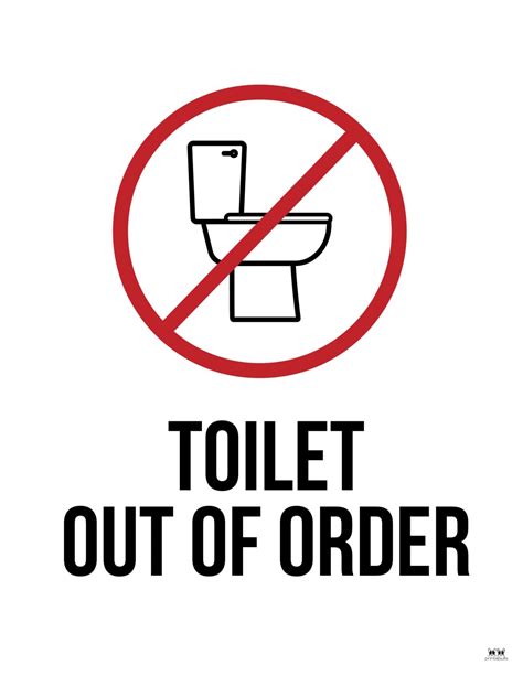 Out Of Order Signs - 25 FREE Printable Signs - PrintaBulk