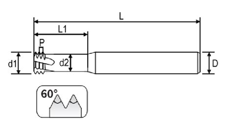 Image result for Thread Cuting with Miling