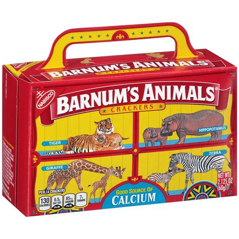 Barnum's Healthy Kids Animal Crackers, 2.13 oz - Pack of 24 - Walmart.com
