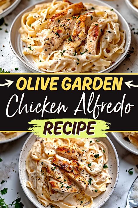 Copycat Olive Garden Chicken Alfredo Recipe - Insanely Good