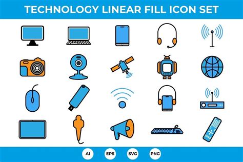 Tech Icon Set 的图像结果