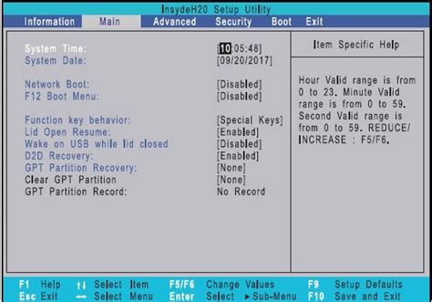 Image result for Function Key Behavior Acer
