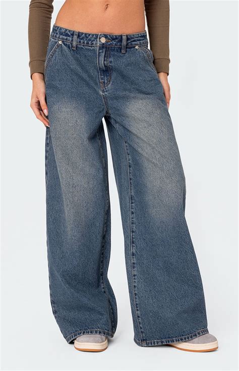 Edikted Super Baggy Wide Leg Jeans | PacSun in 2024 | Cute everyday ...