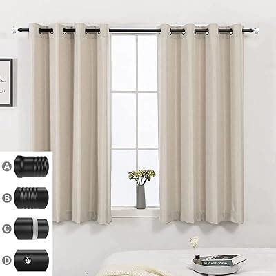 Buy Orger 2 Pack 1 Inch Diamond Curtain Rod Black Curtain Rods ...