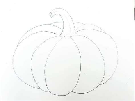 How to Draw a Pumpkin: Easy Pumpkin Drawing Tutorial