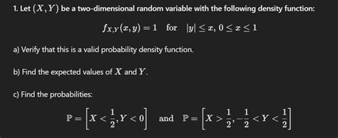 Image result for What Is Two Dimensional Random Variable
