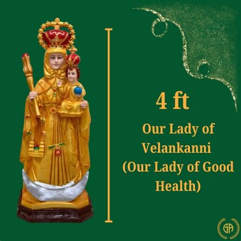 Our Lady of Velankanni (Our Lady of Good Health) - 4 Feet