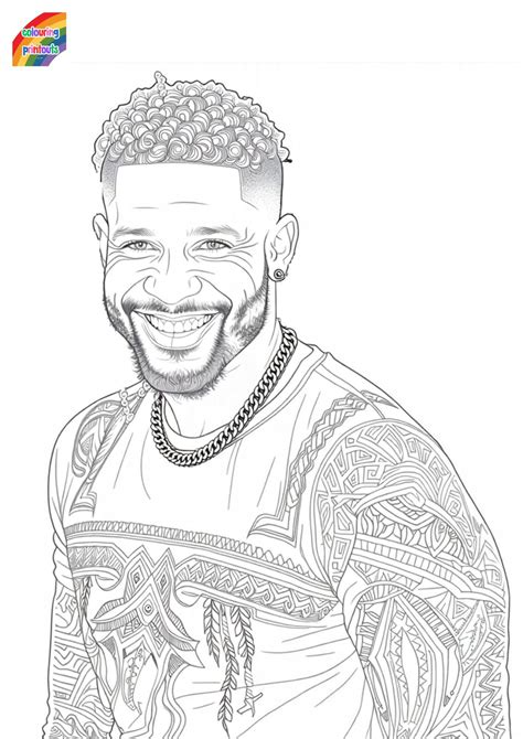 Wwe Coloring Pages Jey Uso