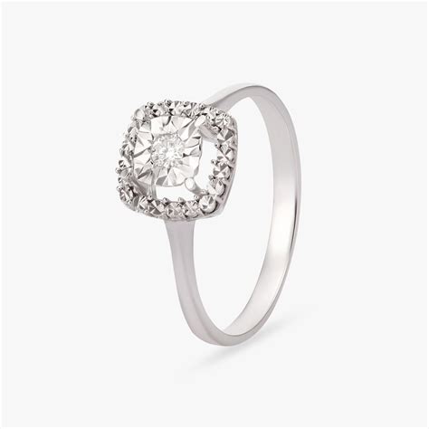 Luminous Embrace Diamond Engagement Finger Ring