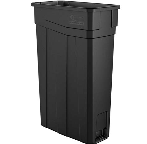23 Gallon Resin Slim Trash Can - Gray – Source 4 Industries