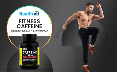 Healthvit Fitness Caffeine 100mg For Energy, Focus & Endurance ...
