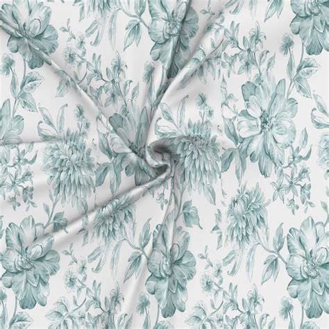 Buy MASPAR Hermosa Regency Blue Printed Cotton Single Bedsheet Set ...