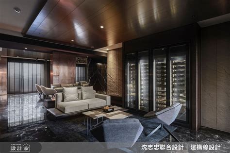 在台湾找回「国外故乡」的宽敞舒适，396 平米高端 Lounge 质感豪宅设计－MyHome设计家