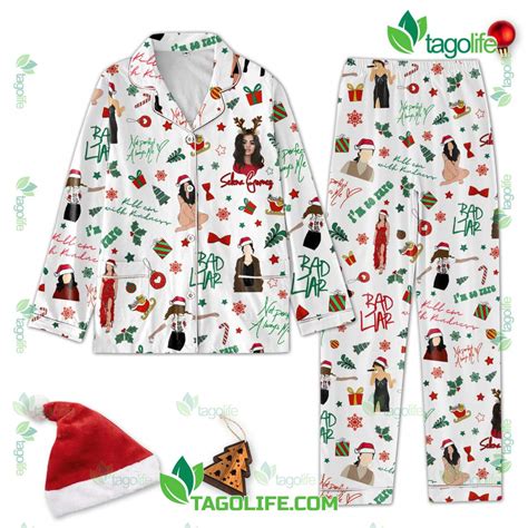 Dua Lipa Merry Christmas Women's Pajamas Set - Tagolife