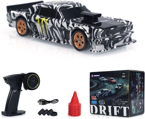 Amazon.com: Hubez 1/43 Scale Mini Storms Drift Car, Mini Drift Rc Car ...