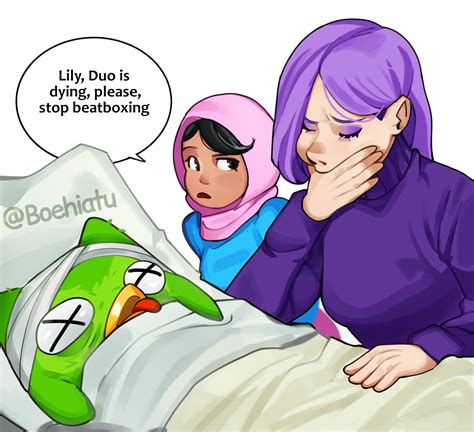 Lily, Duo is dying, please, stop beatboxing / lily (duolingo ...