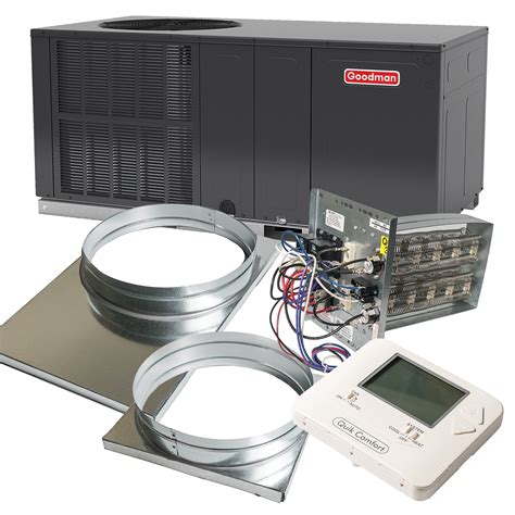 Goodman 3 Ton 13.4 SEER2 Mobile Home Electric Heat AC Package Unit ...